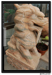 manual stone carving